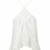 MARANT ÉTOILE Top Lisio Coton Blanc