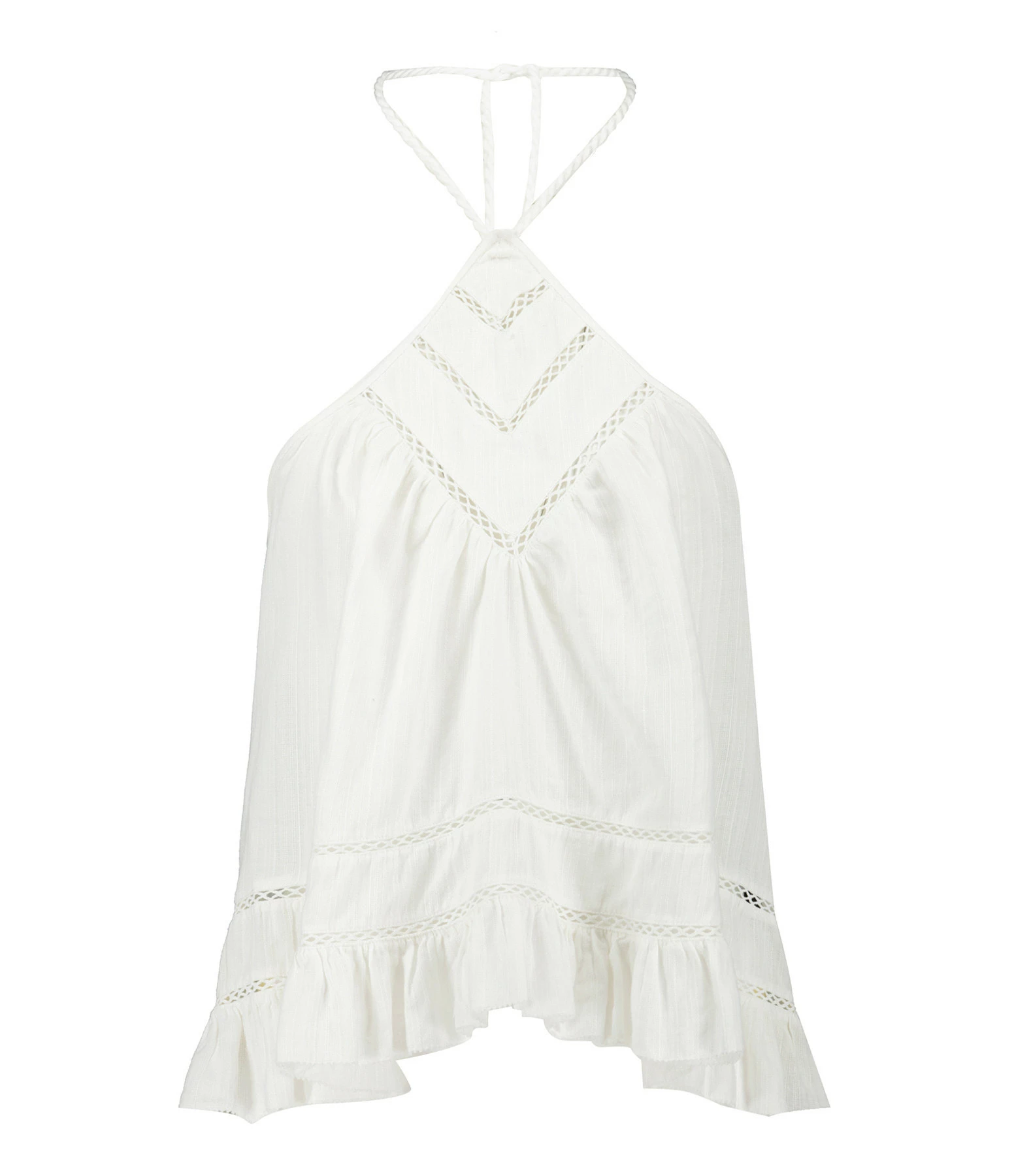 MARANT ÉTOILE Top Lisio Coton Blanc 1 MARANT ÉTOILE Top Lisio Coton Blanc