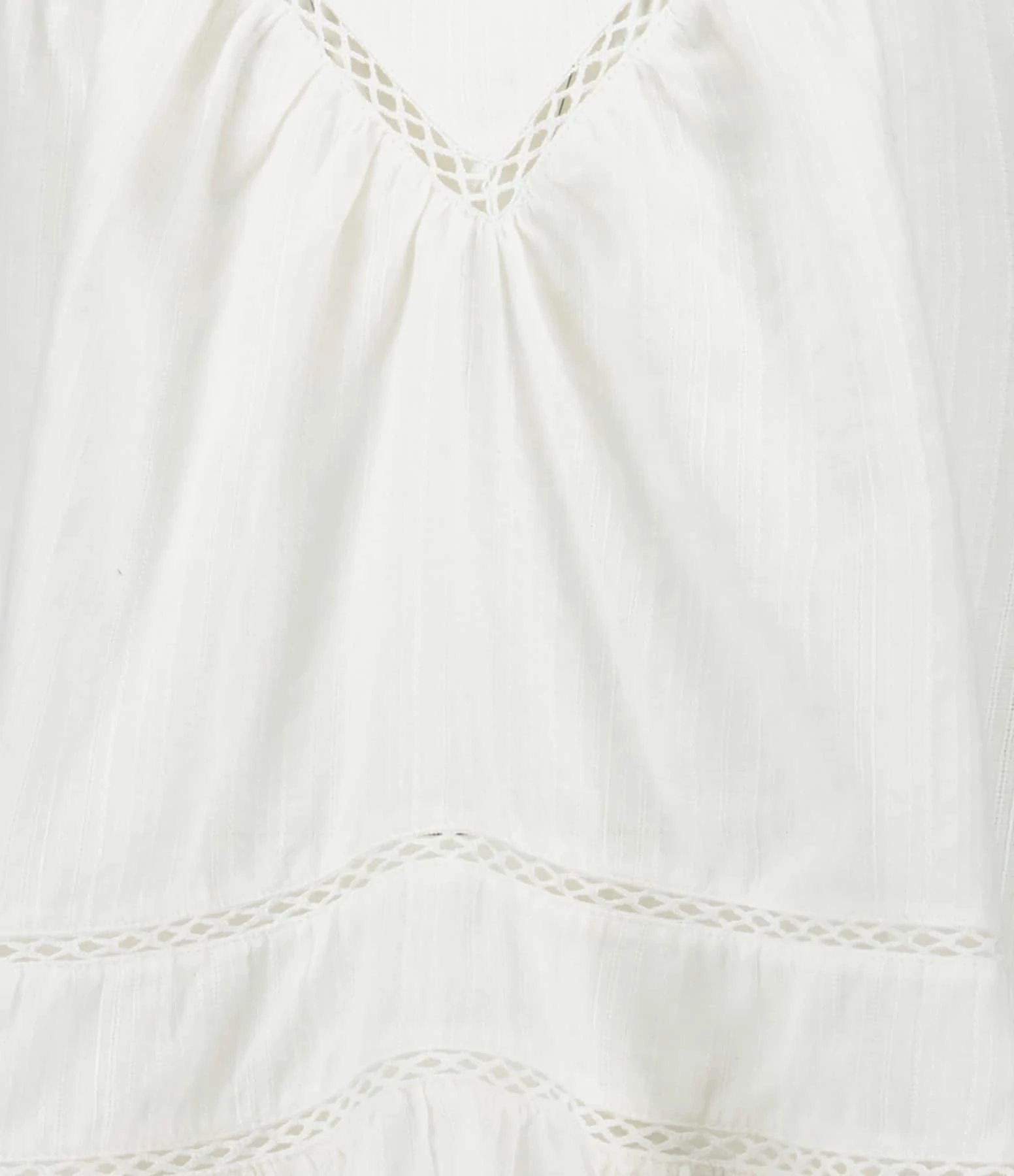 MARANT ÉTOILE Top Lisio Coton Blanc 2 MARANT ÉTOILE Top Lisio Coton Blanc – Image 2