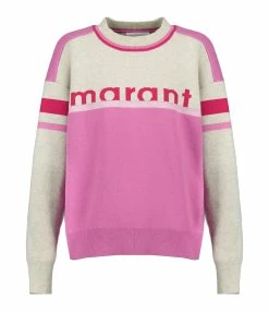 MARANT ÉTOILE Pull Carry Coton Rose