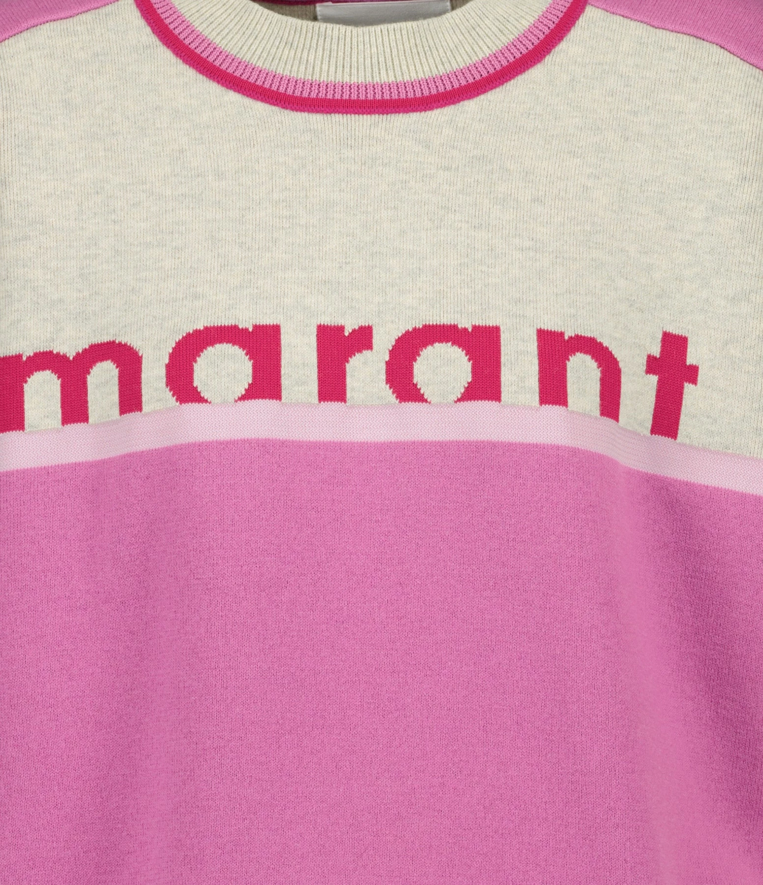 MARANT ÉTOILE Pull Carry Coton Rose 2 MARANT ÉTOILE Pull Carry Coton Rose – Image 2