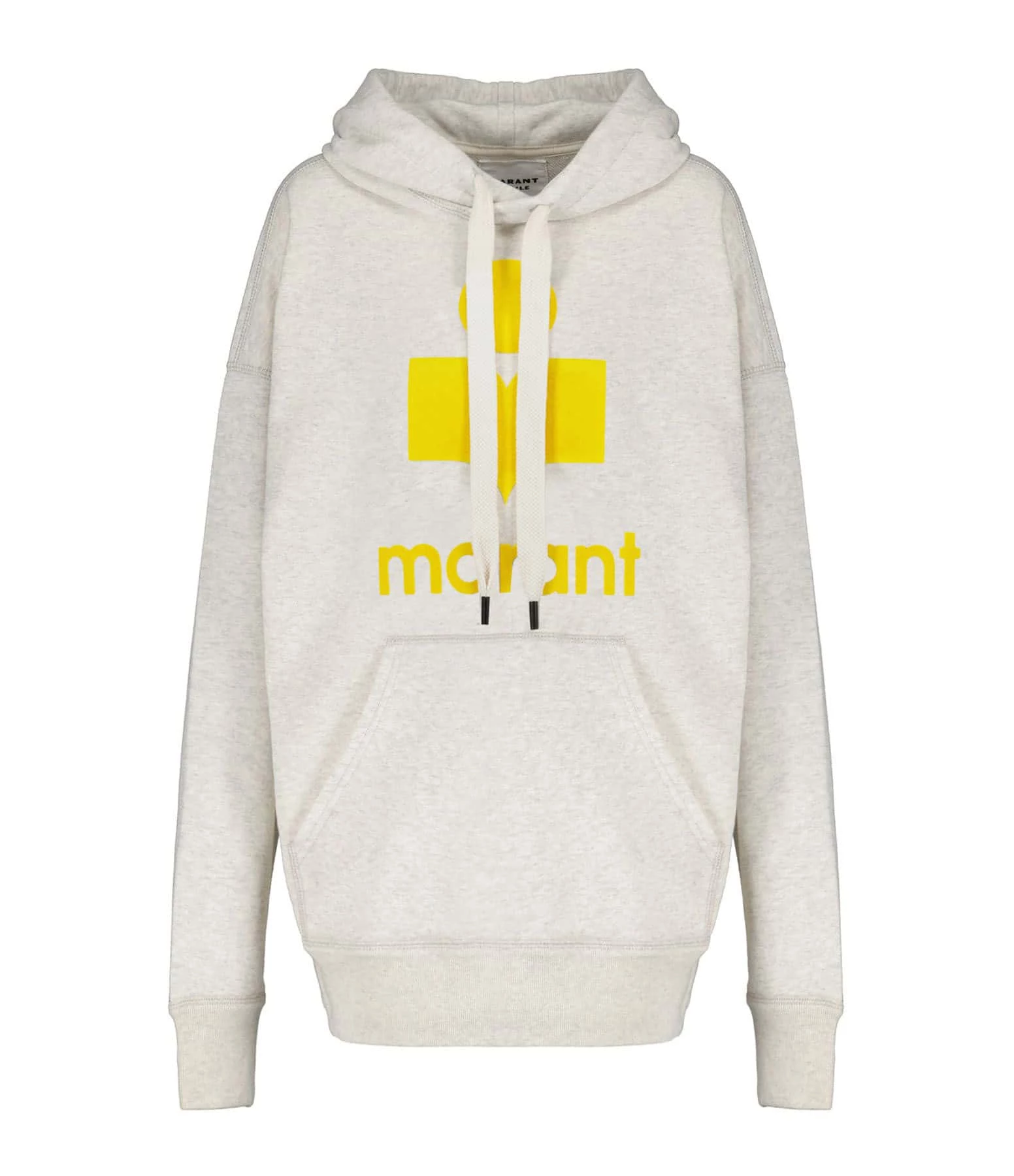 MARANT ÉTOILE Sweatshirt Mansel Coton Écru Jaune 1 MARANT ÉTOILE Sweatshirt Mansel Coton Écru Jaune