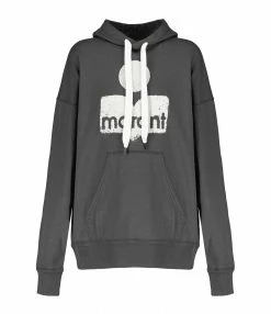 MARANT ÉTOILE Sweatshirt Mansel Coton Noir Délavé