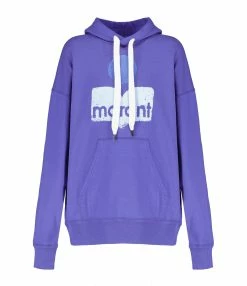 MARANT ÉTOILE Sweatshirt Mansel Coton Bleu Électrique