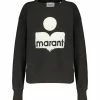 MARANT ÉTOILE Sweatshirt Mobyli Coton Noir Délavé