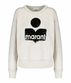 MARANT ÉTOILE Sweatshirt Mobyli Coton Écru
