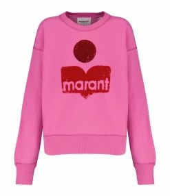 MARANT ÉTOILE Sweatshirt Mobyli Coton Rose