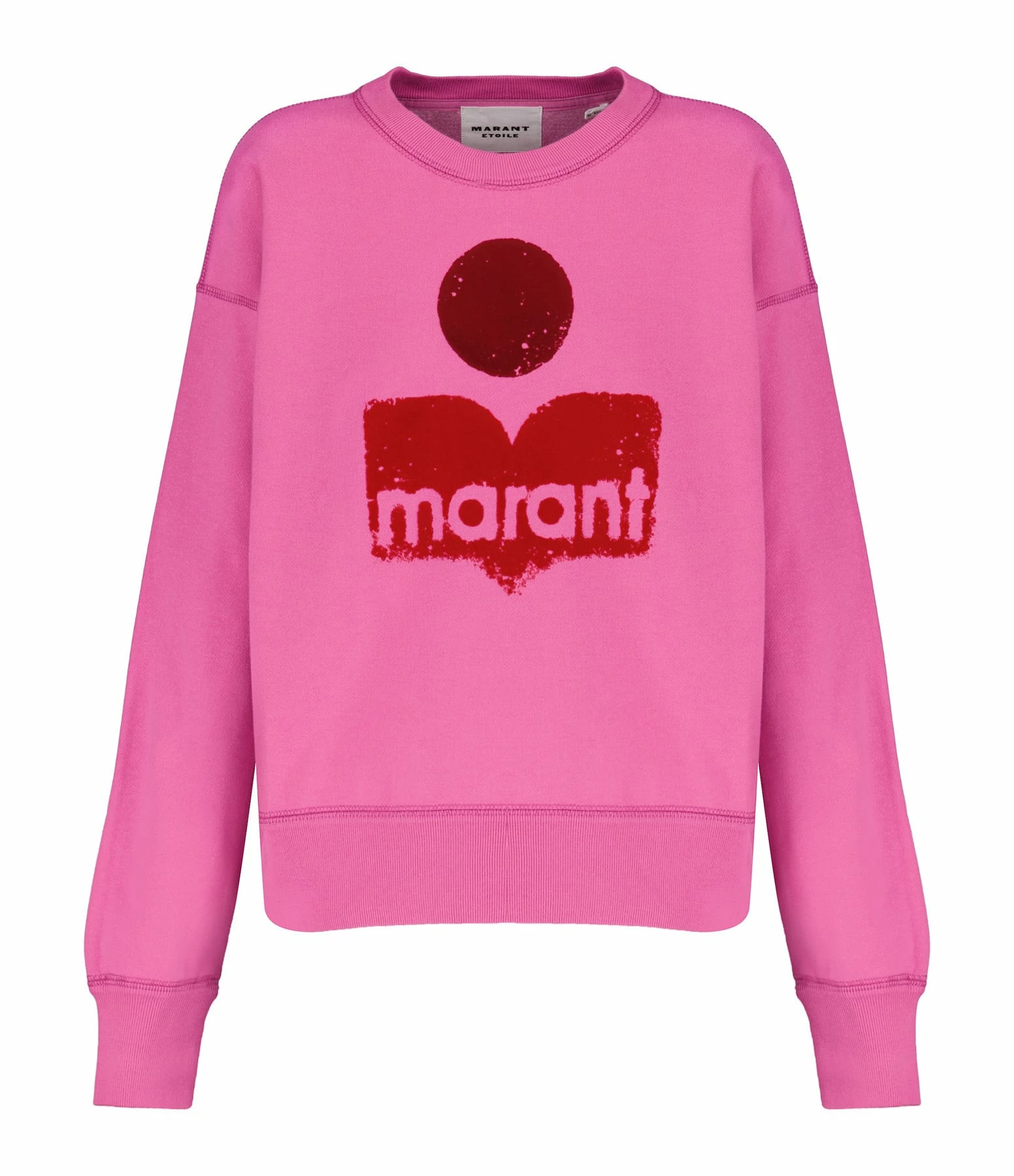 MARANT ÉTOILE Sweatshirt Mobyli Coton Rose 1 MARANT ÉTOILE Sweatshirt Mobyli Coton Rose