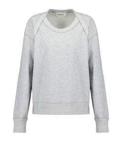 MARANT ÉTOILE Sweatshirt Mazalia Coton Gris