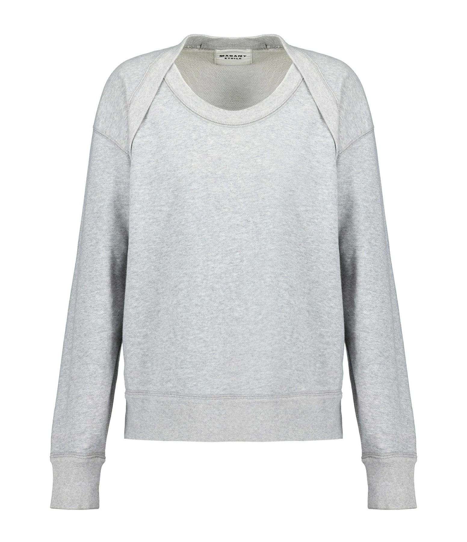 MARANT ÉTOILE Sweatshirt Mazalia Coton Gris 1 MARANT ÉTOILE Sweatshirt Mazalia Coton Gris
