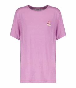 MARANT ÉTOILE Tee-shirt Zewel Lin Lilas