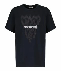 MARANT ÉTOILE Tee-shirt Zewel Coton Noir