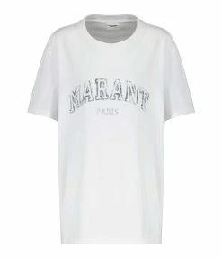 MARANT ÉTOILE Tee-shirt Honore Coton Blanc