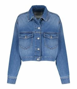 MARANT ÉTOILE Veste Tadia Coton Bleu Clair