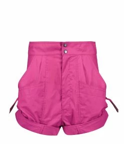 MARANT ÉTOILE Short Ferdini Coton Orchidée