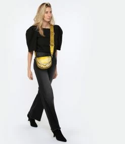 Isabel Marant Top Fergyo Chanvre Noir -Majestic Filatures shop imarh look20230117 339