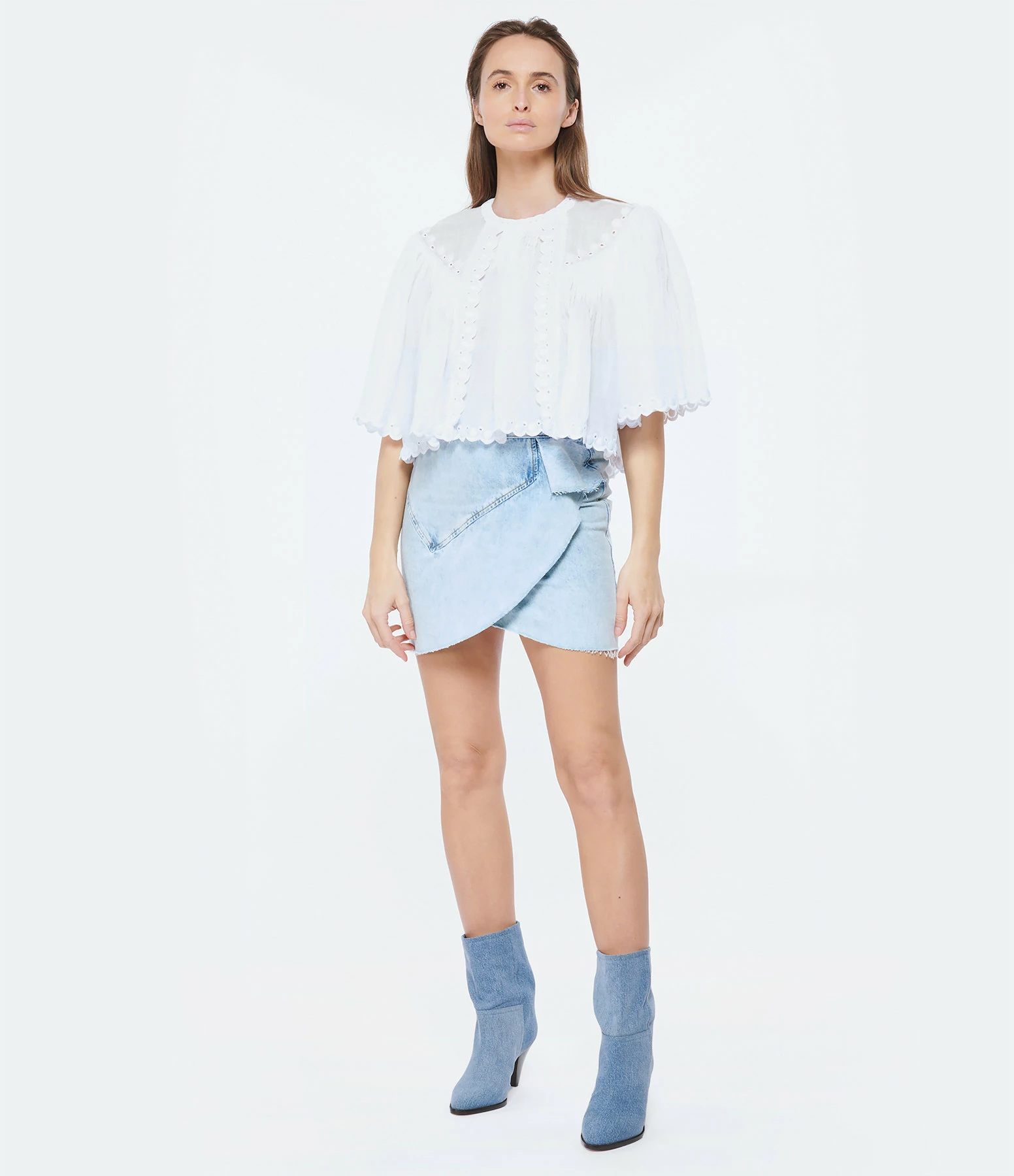 Isabel Marant Top Ogalice Ramie Blanc 5 Isabel Marant Top Ogalice Ramie Blanc – Image 5