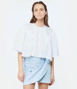 Isabel Marant Top Ogalice Ramie Blanc 8 Isabel Marant Top Ogalice Ramie Blanc -Majestic Filatures shop imarh look20230131 288