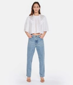Isabel Marant Top Ogalice Ramie Blanc 11 Isabel Marant Top Ogalice Ramie Blanc -Majestic Filatures shop imarh look20230203 256