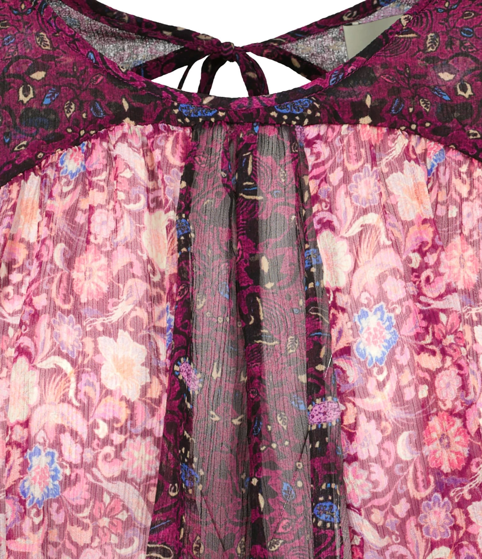 Isabel Marant Top Oriane Soie Fuchsia 2 Isabel Marant Top Oriane Soie Fuchsia – Image 2