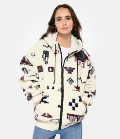 Isabel Marant Veste Polaire Homme Mikori Écru -Majestic Filatures shop imarm look20221215 63