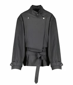 Isabel Marant Manteau Gokely Coton Noir