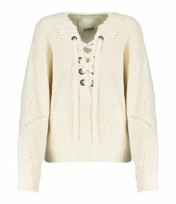 Isabel Marant Pull Laley Coton Écru