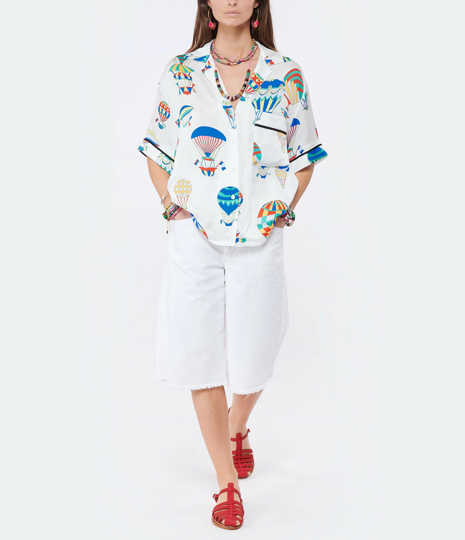 Isabel Marant Bermuda Natalina Denim Blanc 9 Isabel Marant Bermuda Natalina Denim Blanc – Image 9