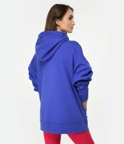 Isabel Marant Sweatshirt Homme Miley Coton Bleu Électrique -Majestic Filatures shop imars look20221227 258