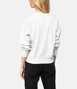 Isabel Marant Sweatshirt Shad Coton Écru -Majestic Filatures shop imars look20230214 293