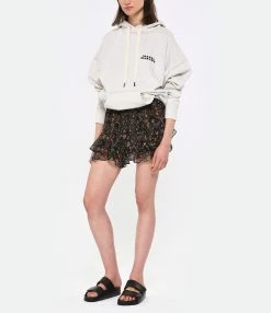 Isabel Marant Short Aboreli Soie Noir -Majestic Filatures shop imars look20230223 368