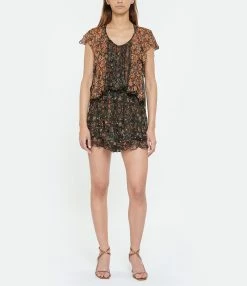 Isabel Marant Short Aboreli Soie Noir -Majestic Filatures shop imars look20230228 187