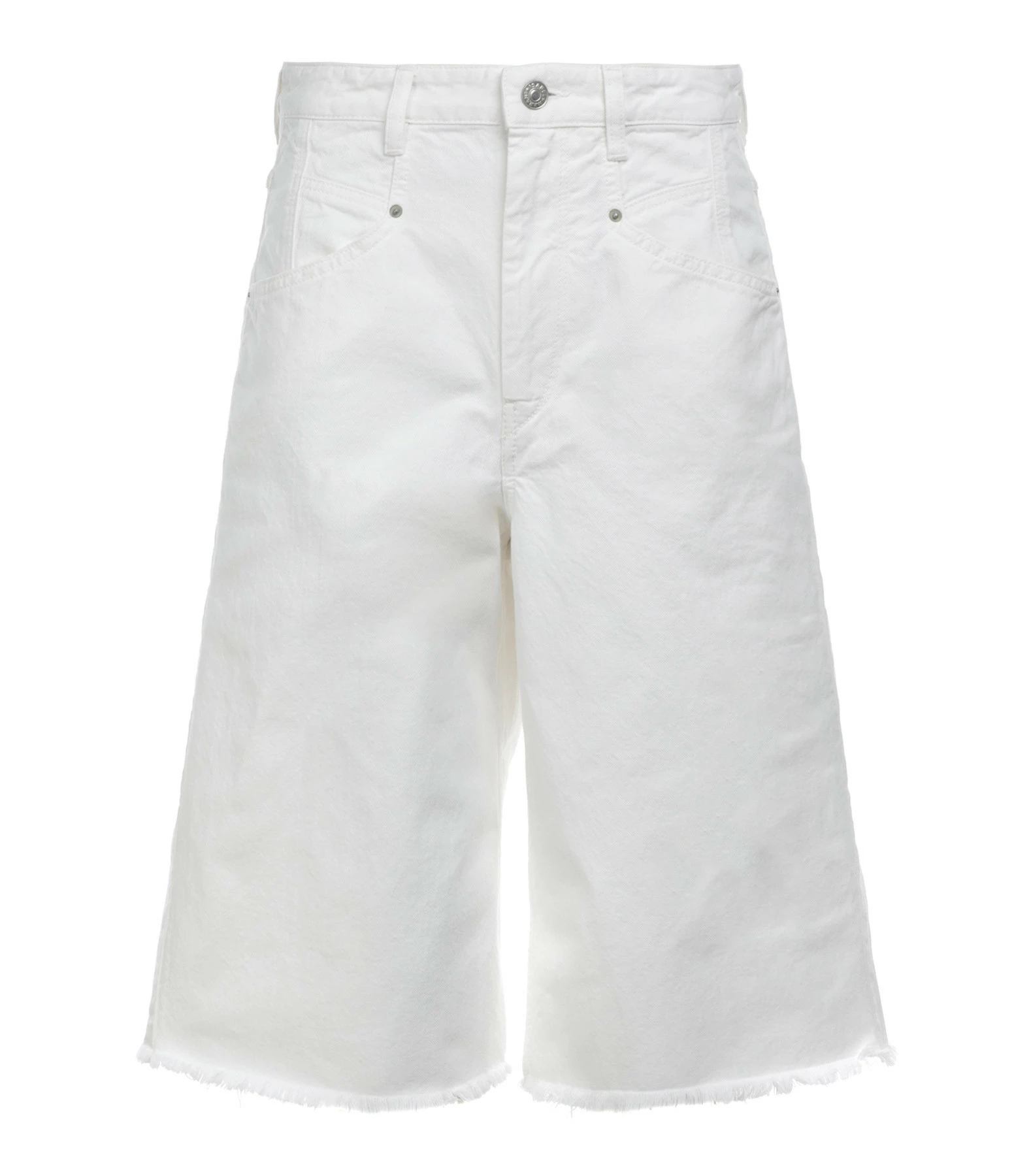 Isabel Marant Bermuda Natalina Denim Blanc 1 Isabel Marant Bermuda Natalina Denim Blanc