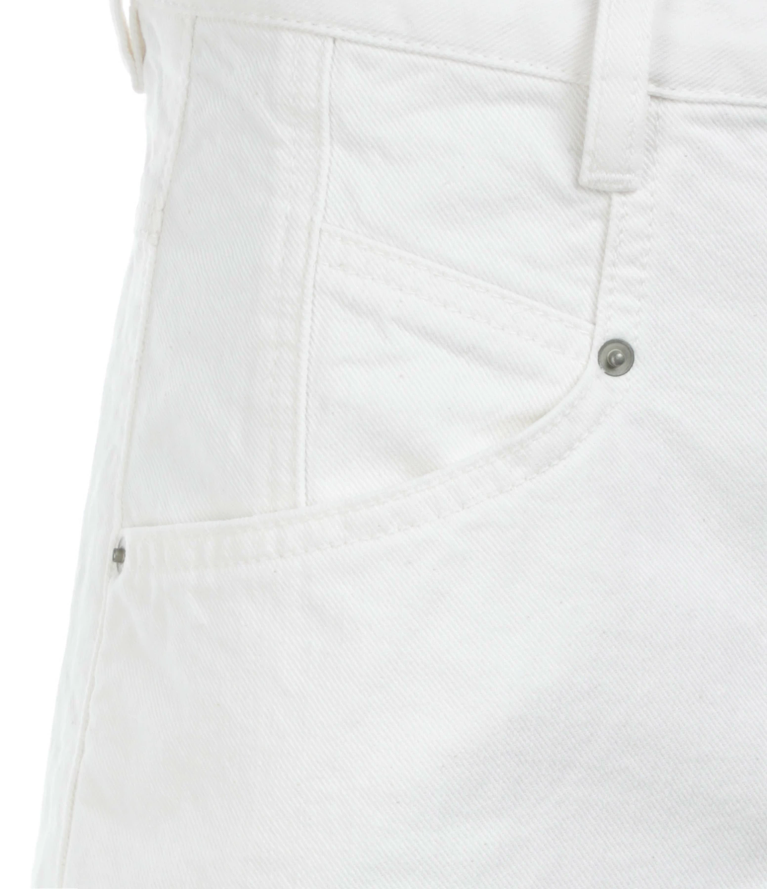 Isabel Marant Bermuda Natalina Denim Blanc 2 Isabel Marant Bermuda Natalina Denim Blanc – Image 2