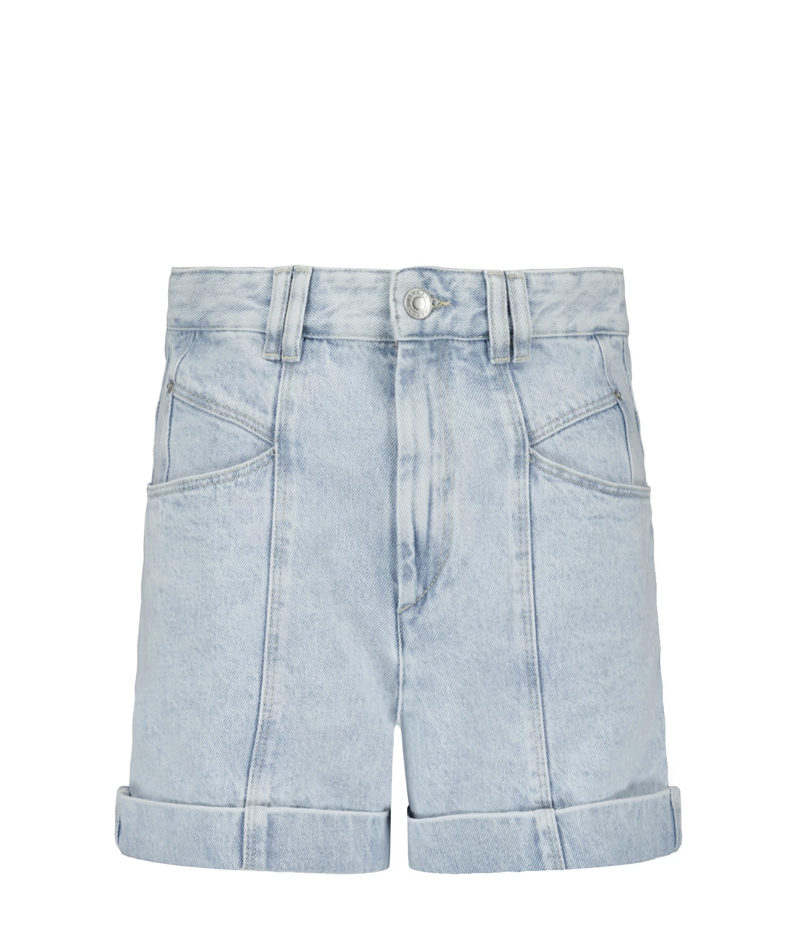 Isabel Marant Short Vetanio Coton Bleu Clair 1 Isabel Marant Short Vetanio Coton Bleu Clair