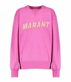 Isabel Marant Sweatshirt Homme Miky Coton Rose