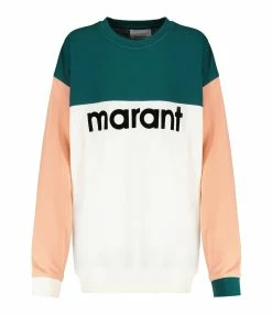 Isabel Marant Sweatshirt Homme Aftone Coton Multicolore