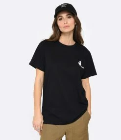 Isabel Marant Tee-shirt Homme Zafferh Coton Noir -Majestic Filatures shop imart look20221215 110