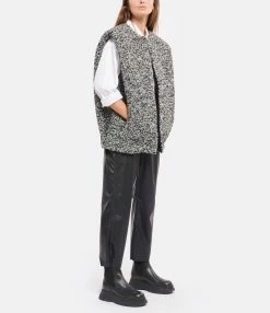 Isabel Marant Veste Gwendalia Noir Écru -Majestic Filatures shop imarv look20220803 457