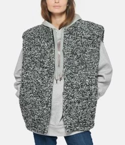 Isabel Marant Veste Gwendalia Noir Écru -Majestic Filatures shop imarv look20221115 310