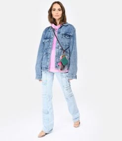 Isabel Marant Veste Homme Jango Coton Bleu -Majestic Filatures shop imarv look20221227 66