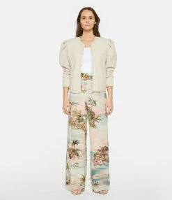 Isabel Marant Veste Zingy Laine Vierge Écru -Majestic Filatures shop imarv look20230118 134