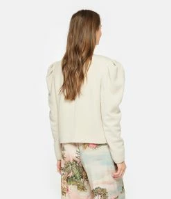 Isabel Marant Veste Zingy Laine Vierge Écru -Majestic Filatures shop imarv look20230118 138