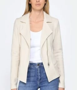 Isabel Marant Veste Reese Laine Vierge Écru -Majestic Filatures shop imarv look20230215 45