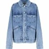 Isabel Marant Veste Homme Jango Coton Bleu