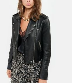 IRO Veste Ashville Cuir Noir 7 IRO Veste Ashville Cuir Noir -Majestic Filatures shop iro09 look20200630 191