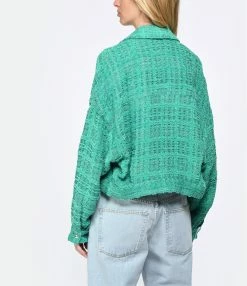 IRO Surchemise Ezro Coton Vert 8 IRO Surchemise Ezro Coton Vert -Majestic Filatures shop iro23 look20230214 96