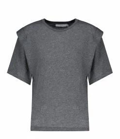 IRO Tee-shirt Fortuna Coton Gris Foncé