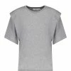 IRO Tee-shirt Fortuna Coton Gris Mélangé