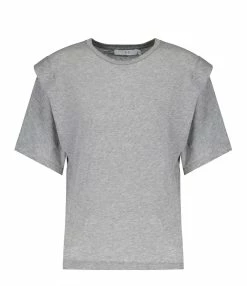IRO Tee-shirt Fortuna Coton Gris Mélangé